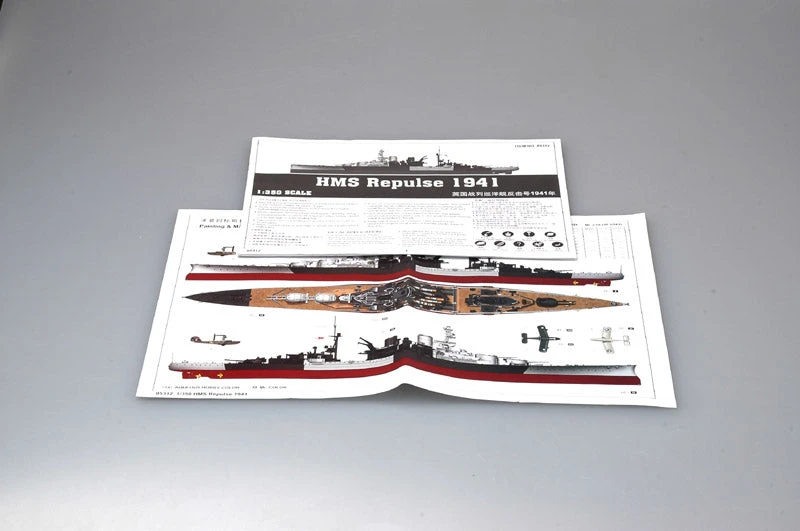 Trumpeter 1/350 HMS Repulse Battlecruiser 1941 05312 - Image 3
