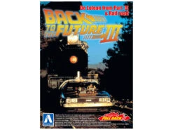 Aoshima BACK TO THE FUTURE PART 3 DELOREAN PULL BACK & GO