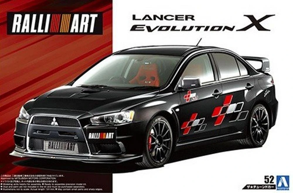 Aoshima 1/24 Ralliart CZ4A Lancer Evolution X