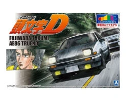 Aoshima 1/24 INITIAL D FUJIWARA TAKUMI AE86 TRUENO PROJECT D Ver. PRE-PAINTED Model KitODEL