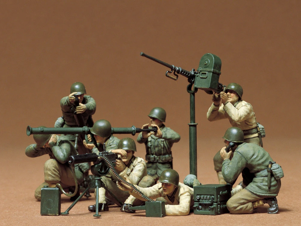 Tamiya 1/35 US Gun And Mortar Team 35086