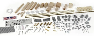 Dumas PT-109 U.S. Navy Boat Kit (1233) - Image 10