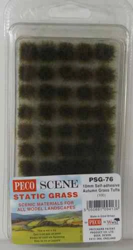 Peco Products PSG-74 Pack Of 10mm Spring Grass Tufts