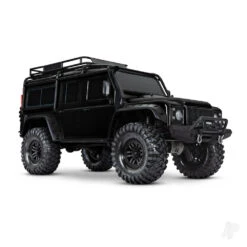 Traxxas TRX-4 Land Rover Defender 1:10 4X4 Electric Trail Crawler With Winch Black (+ TQi 4-ch XL-5 HV Titan 550)