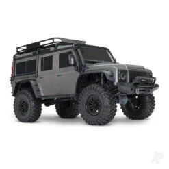 Traxxas TRX-4 Land Rover Defender 1:10 4X4 Electric Trail Crawler With Winch Silver (+ TQi 4-ch XL-5 HV Titan 550)
