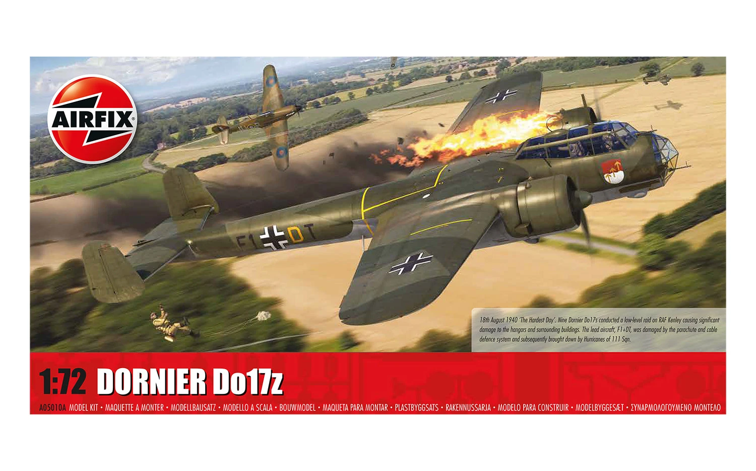 Airfix 1/72 Dornier Do.17z Kit A05010A