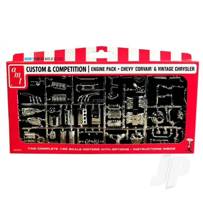 AMT 1:25 Chrysler & Chevy Corvair Motors Parts Pack