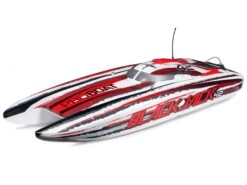 Proboat Blackjack 42 Inches 8S Brushless Catamaran RTR: White/Red
