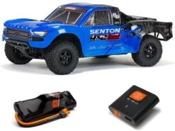 Arrma Senton Boost 4X2 550 Mega 1/10 2WD SC - Blue With Battery And Charger