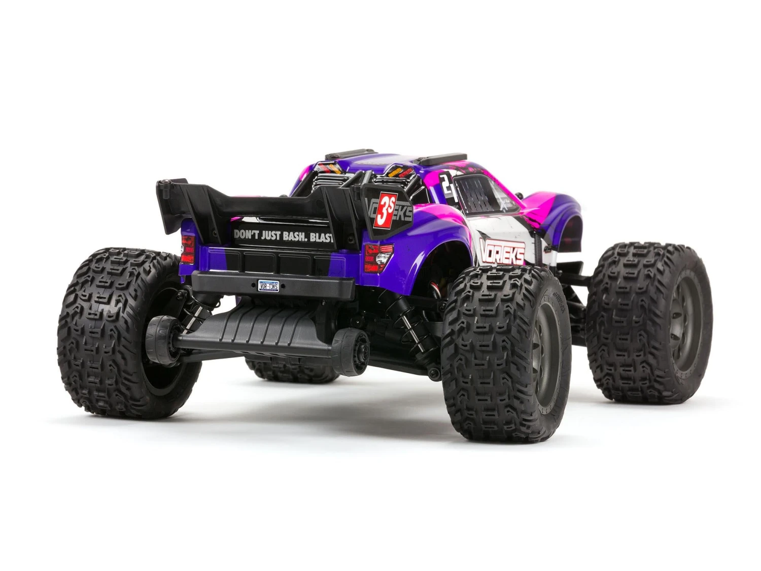 Arrma VORTEKS 4X4 3S BLX 1/10 Stadium Truck RTR Purple - Image 14