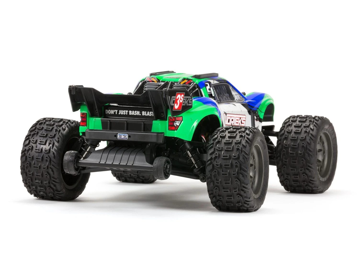 Arrma VORTEKS 4X4 3S BLX 1/10 Stadium Truck RTR Green - Image 2