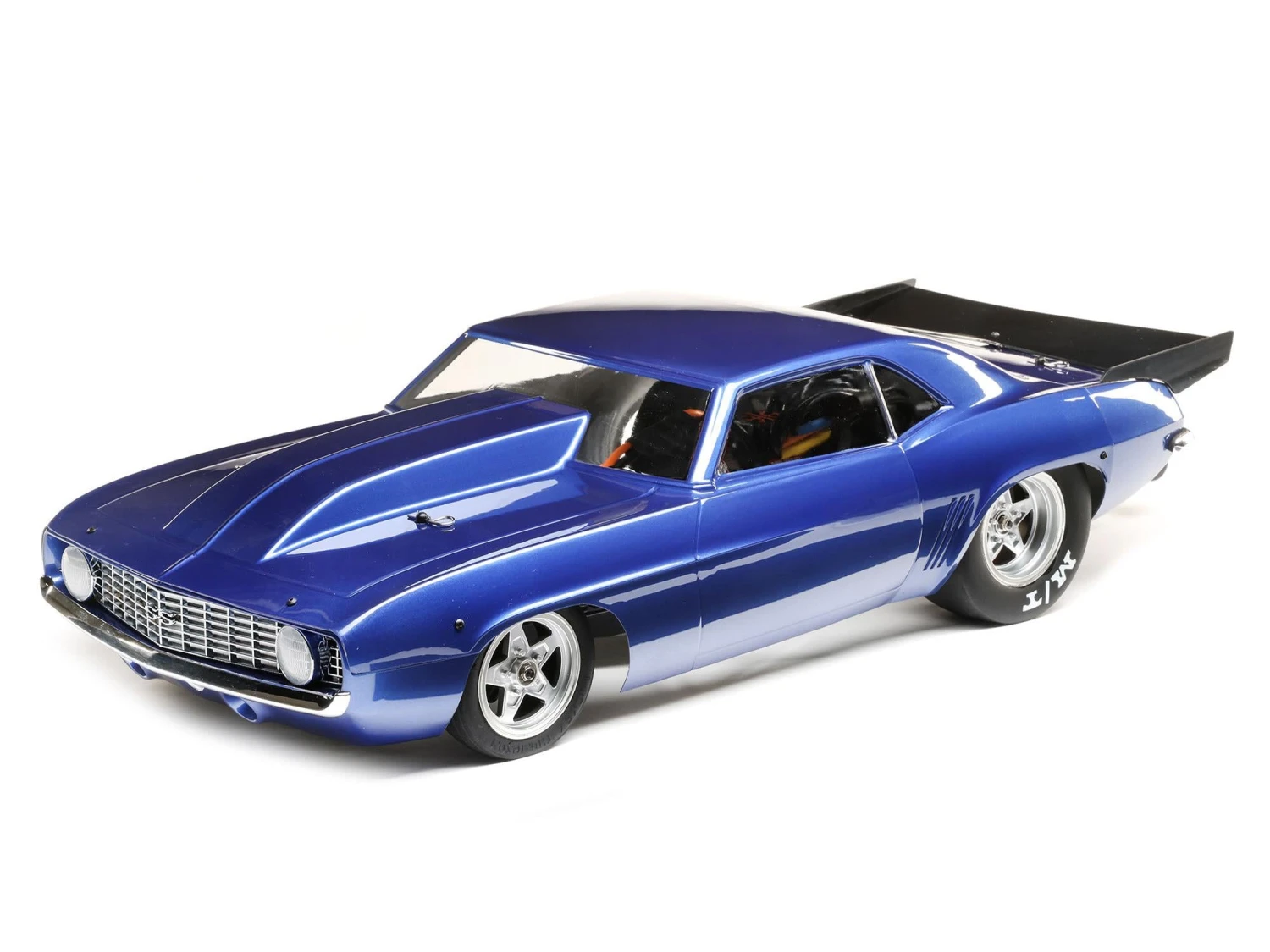 Losi 69 Camaro 22S Drag Car BL RTR Blue 1/10 2WD - Image 16
