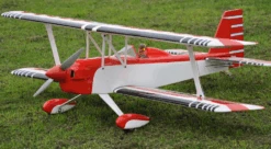 Max Thrust Pro-Built Balsa Double Trouble Red