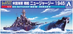 AOSHIMA 1/2000th MINI BATTLESHIP KIT USS NEW JERSEY
