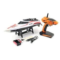 FTX VORTEX HIGH SPEED R/C RACE BOAT - Red