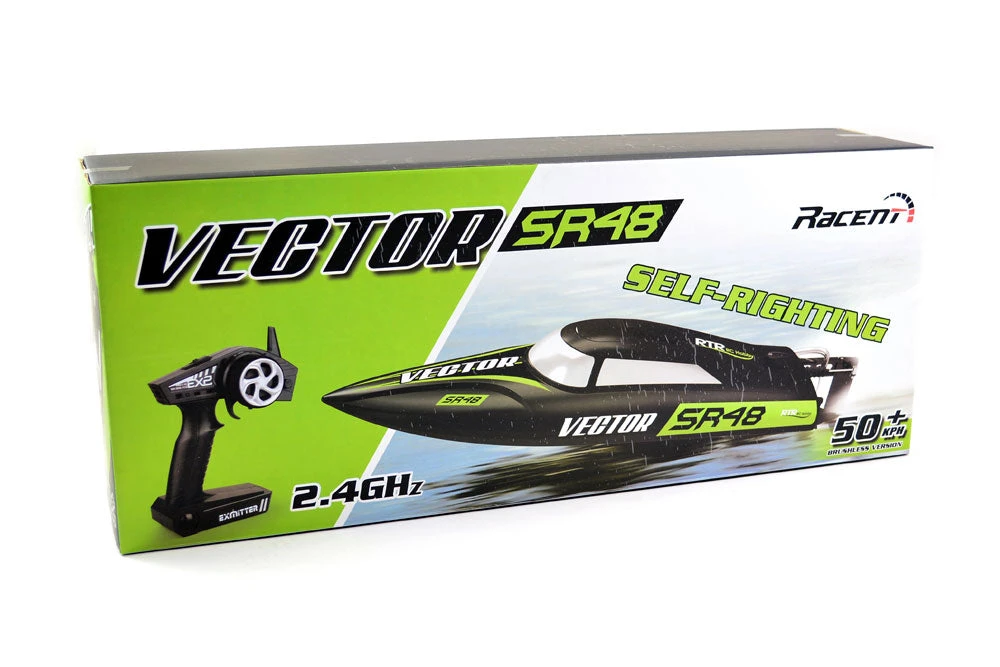 VOLANTEX RACENT VECTOR SR48 BRUSHLESS BOAT RTR- BLACK - Image 10