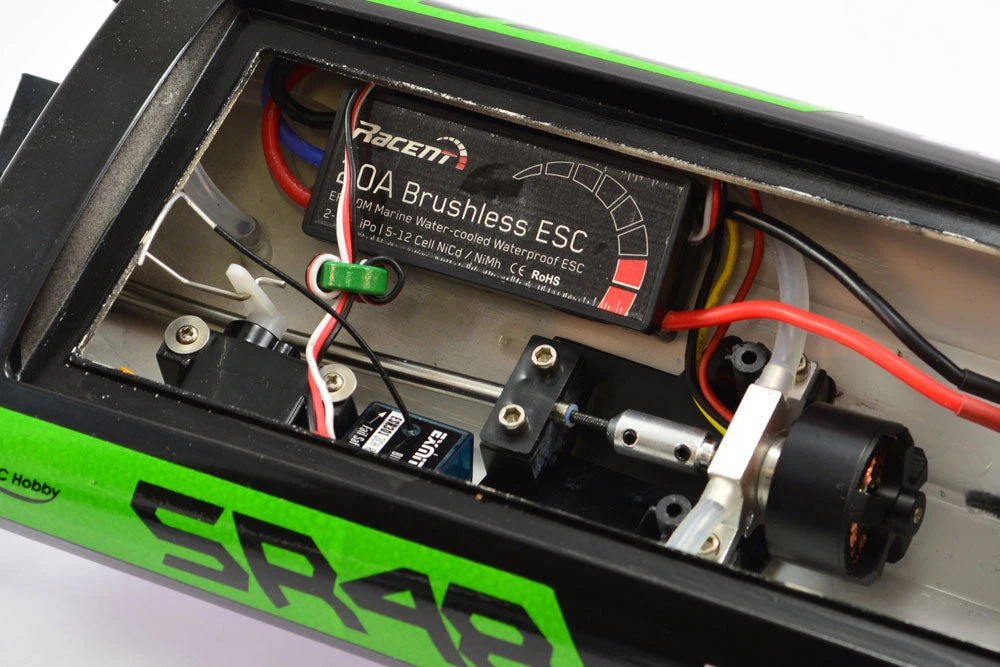 VOLANTEX RACENT VECTOR SR48 BRUSHLESS BOAT RTR- BLACK - Image 7