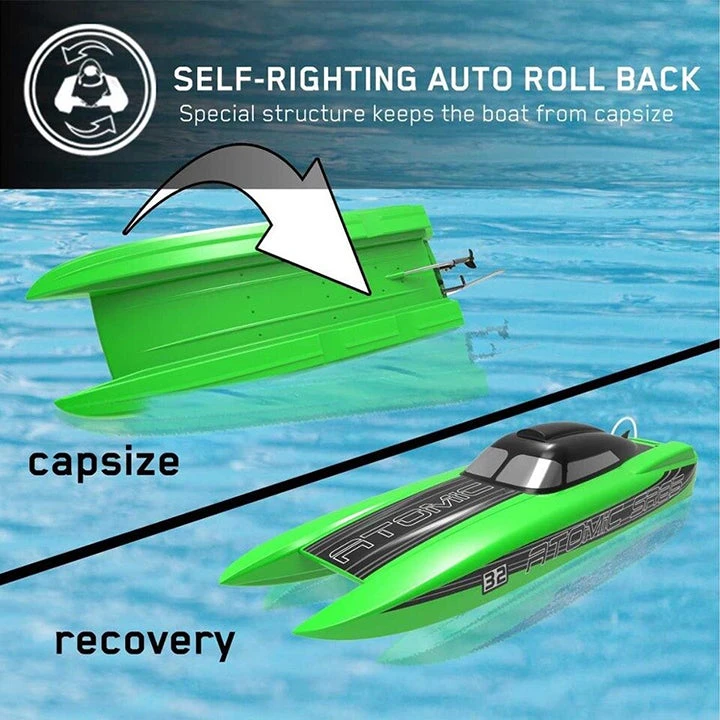 VOLANTEX ATOMIC SR85 BRUSHLESS BOAT - Green - Image 20