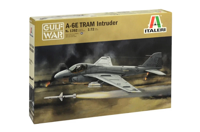 Italeri 1/72 Scale Italeri A-6E TRAM INTRUDER - GULF WAR IT1392 - Image 2
