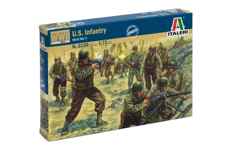 Italeri 1/72 2ND WW AMERICAN INFANTRY (1/72 FIGURES) - Image 3