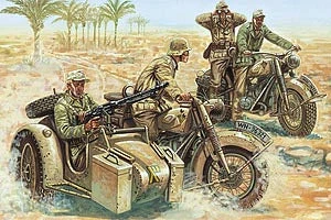 Italeri WWII GERMAN MOTORCYCLES (1/72 FIGURES)