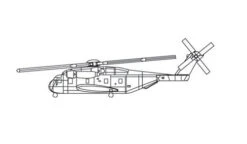 Trumpeter CH-53E Super Stallion (qty 3) 1:700