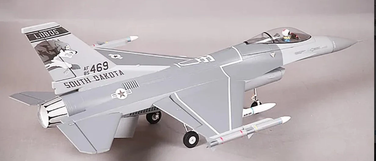 FMS 875MM F16C 70MM EDF ARTF With REFLEX - GREY With Out TX/RX/BATT/CHAR - Image 2