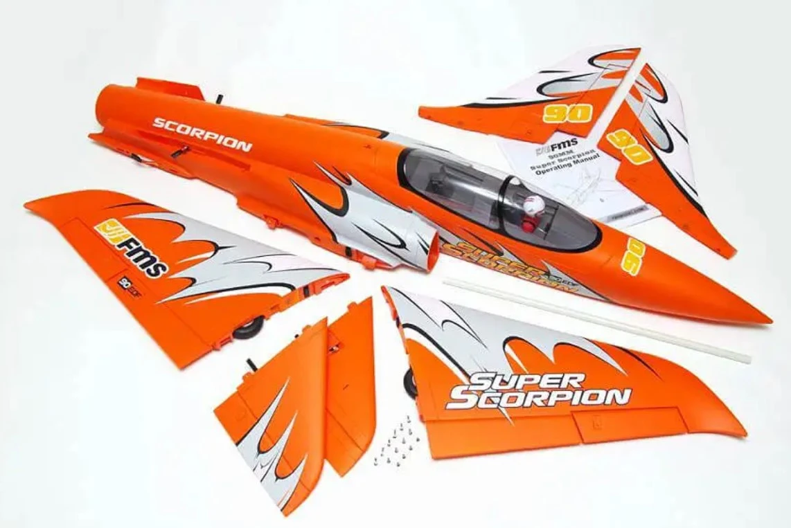 FMS SUPER SCORPION 90MM EDFARTF With Reflex With Out TX/RX/BATT/CHR - Image 19