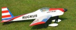 Max Thrust Pro-Built Balsa Ruckus Kit CHIPPY - Can Be Finished For IC Or Electric