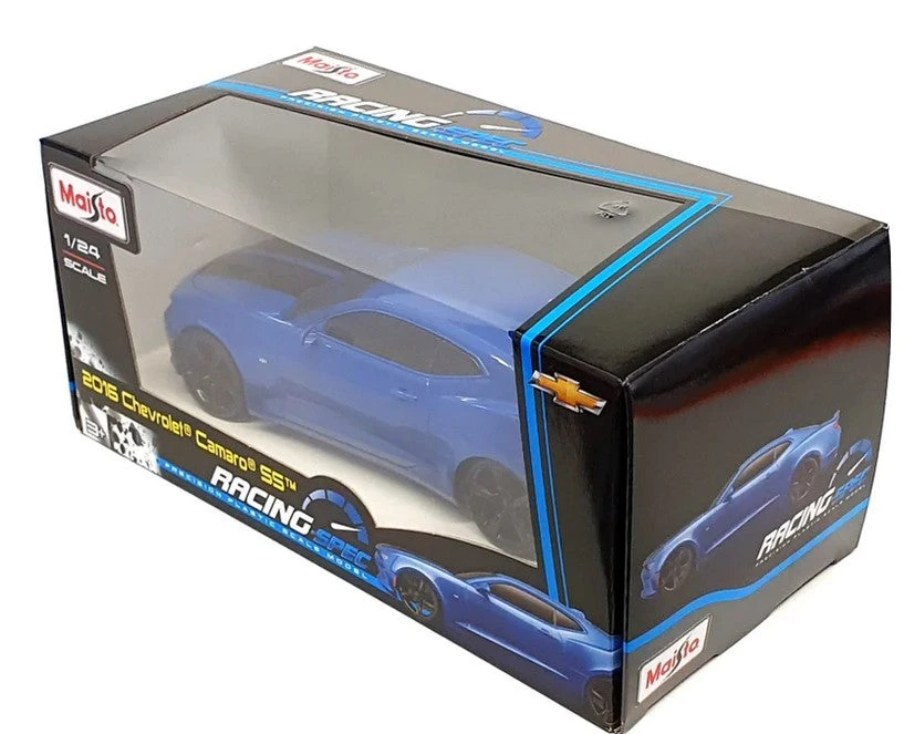 Maisto 1/24 - 2016 Chevrolet Camaro SS Racing-Spec - Blue - Image 2