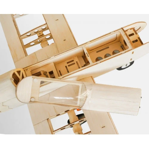 Dancing Wings Low Wing Sport Balsa Kit 1.4M (950kv Motor/ 40a ESC/ Prop) - Image 5