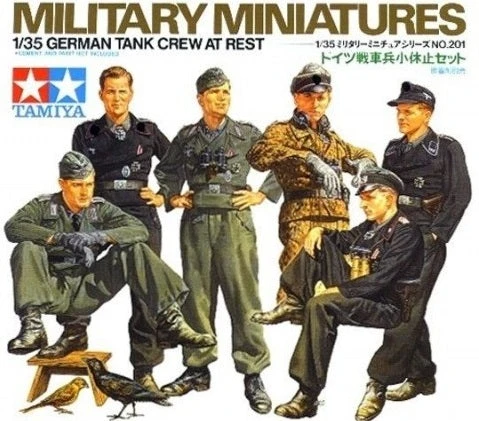 Tamiya 1/35 German Tank Crew At Rest 35201 - Image 2